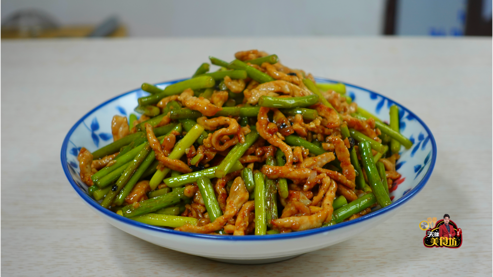 蒜薹炒肉絲正宗家庭做法做法簡單美味下飯好吃極了