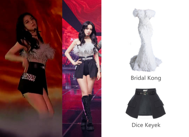 blackpink最新造型汇总长裙变短上衣造型师又大胆剪衣服了