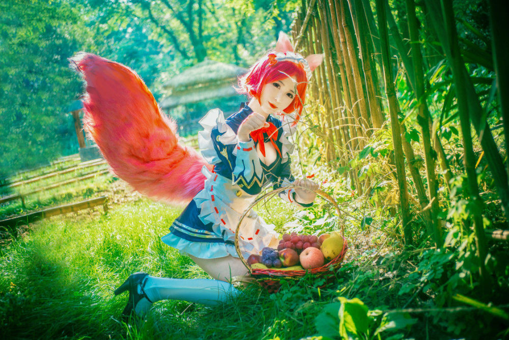 王者荣耀妲己cosplay陪你玩