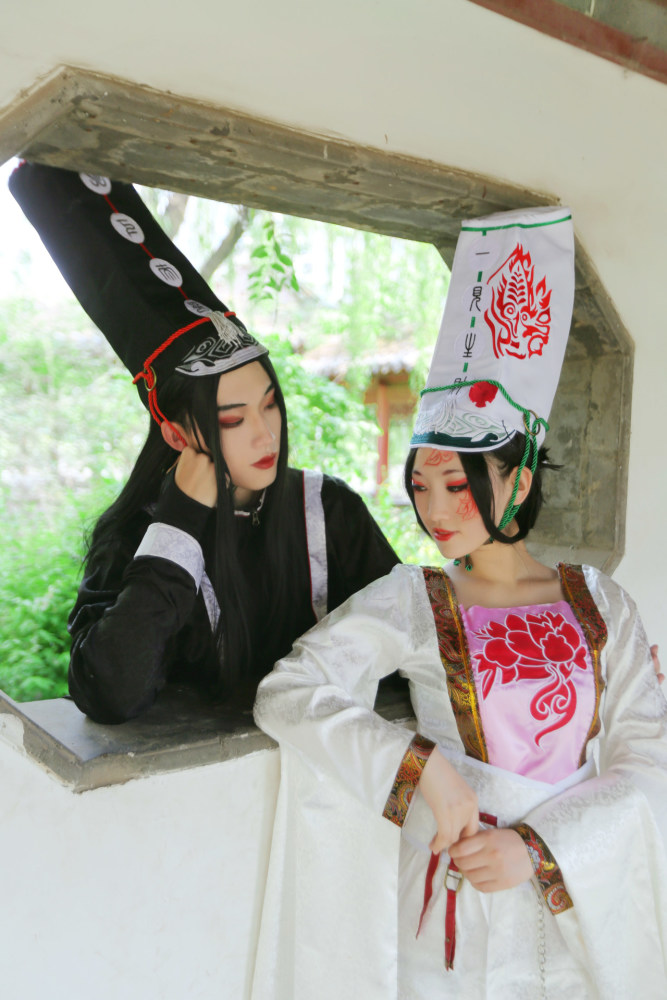 tya事務所 畫江湖之不良人 黑白無常cosplay