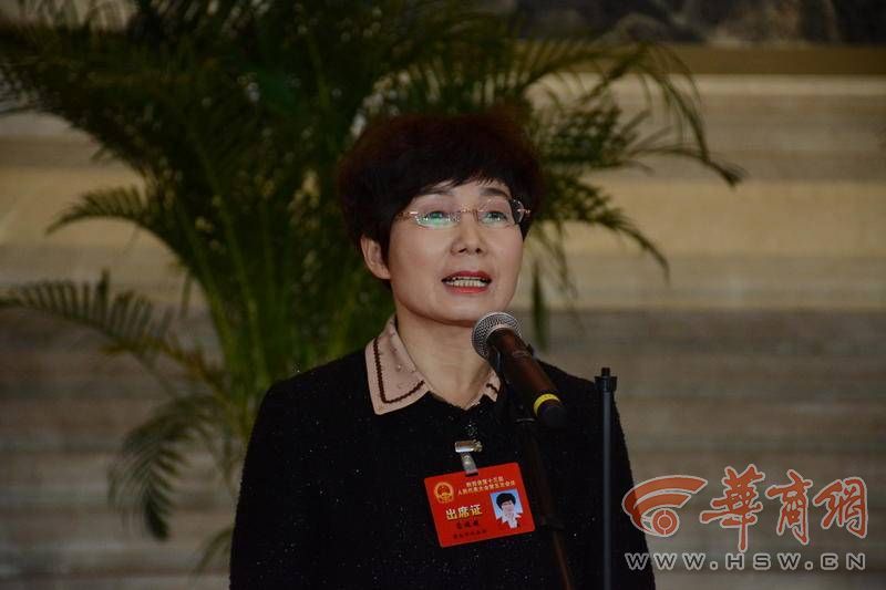 省人大代表,合阳县雨阳富硒农产品专业合作社理事长雷媛媛说,她希望