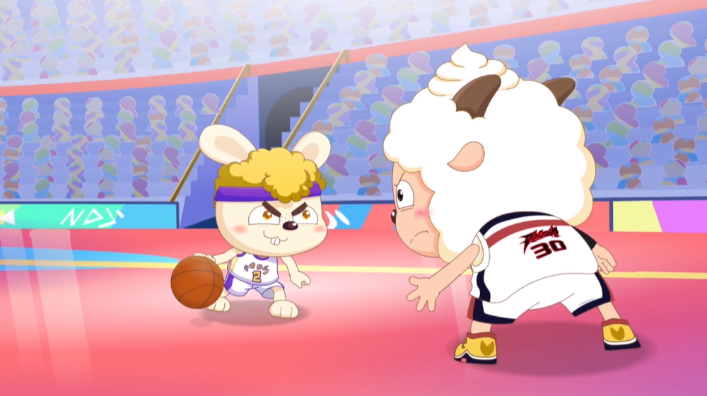 喜羊羊之筐出胜利懒羊羊成获胜关键超神三分宛如三井寿附体