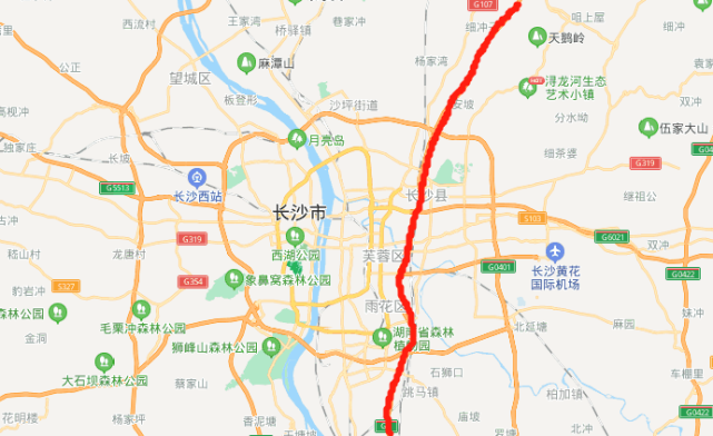 g4高速公路具体线路图图片