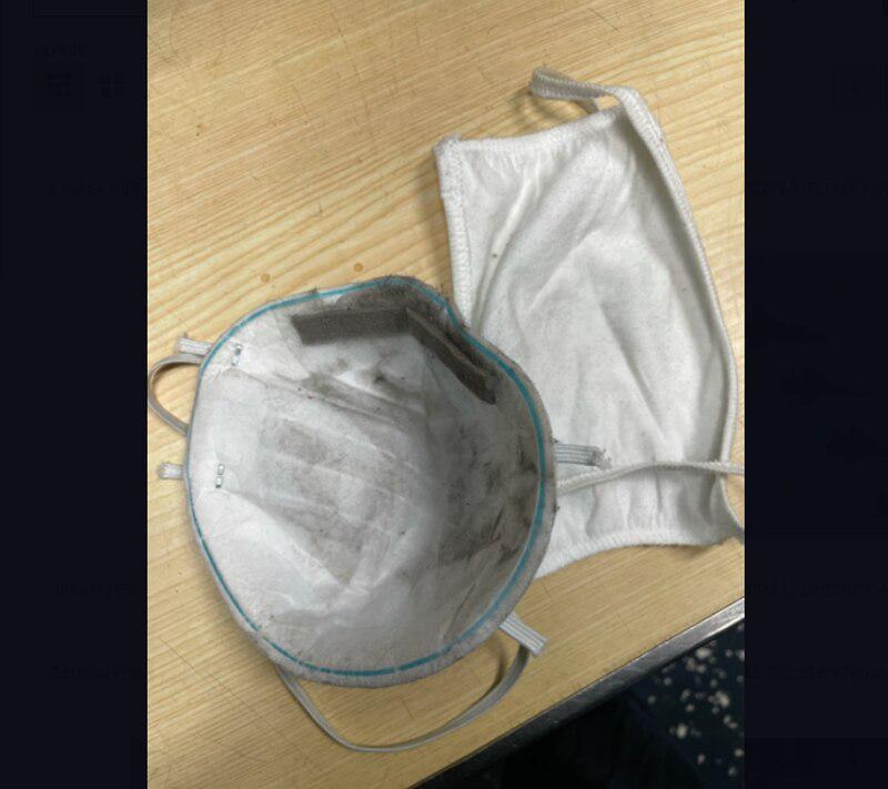 水兵反复用脏口罩,吐槽:跟监狱有啥区别?_腾讯新闻