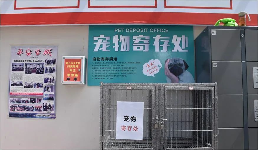 超市门口设置宠物寄存处