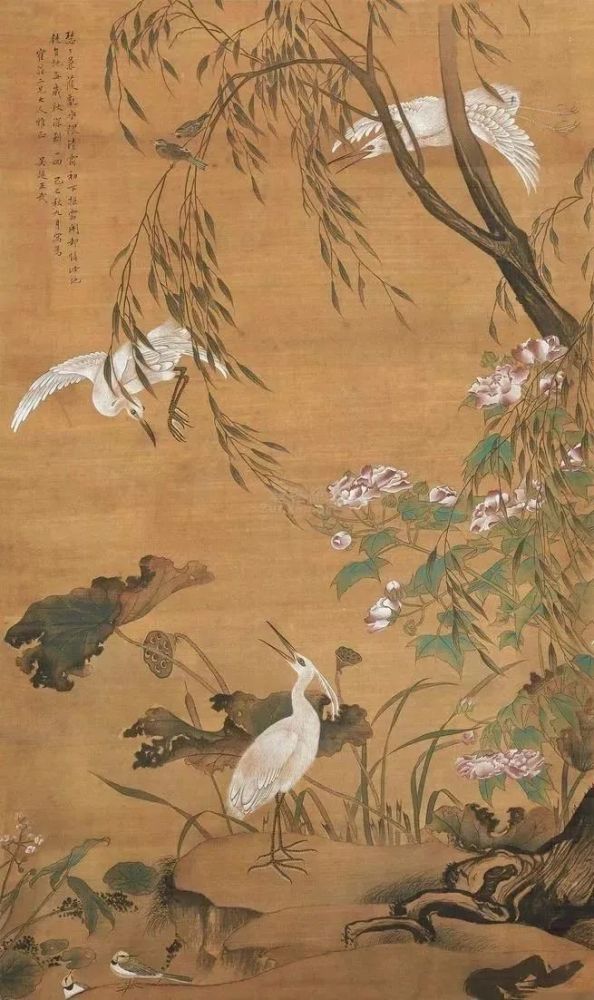 古书画:他画的花鸟,流丽多风