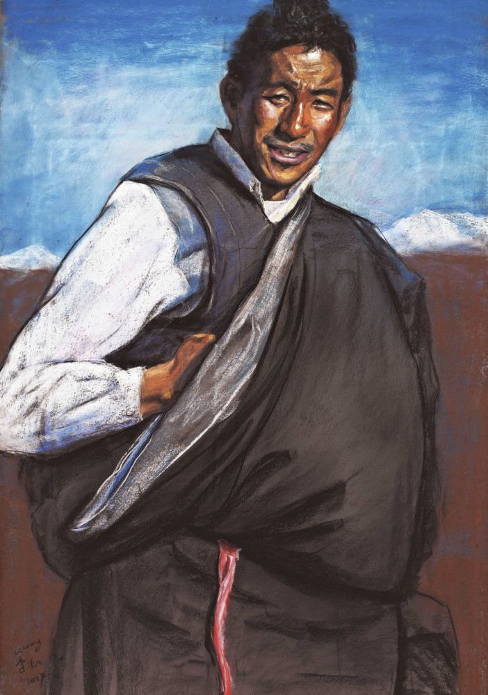 追逐心灵深处的感动美女画家李虹的形色笔触