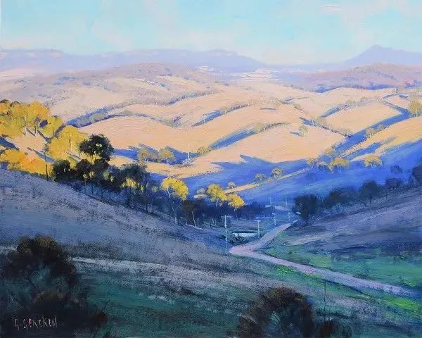 美丽而宁静澳大利亚画家格雷厄姆风景油画作品选