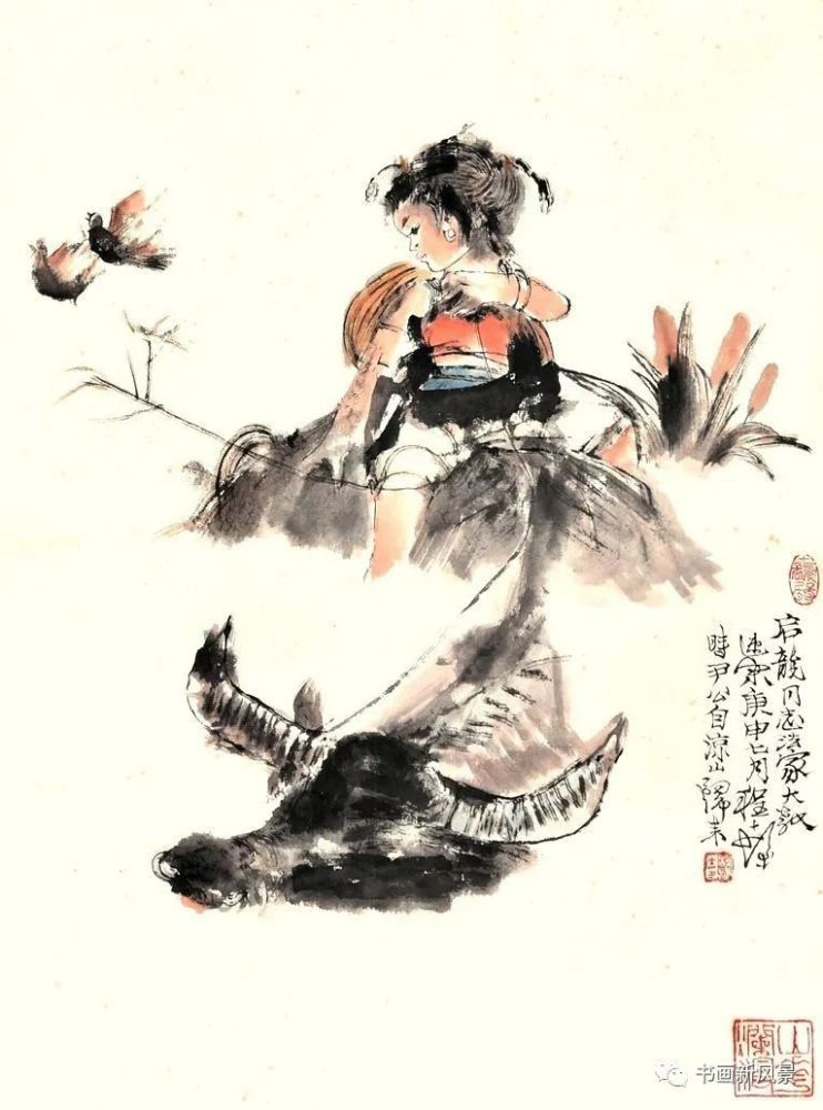 程十发牛画20幅!_腾讯新闻