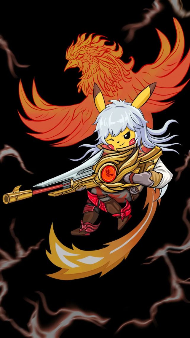 王者头像当王者英雄遇上皮卡丘没想到可以这么好看