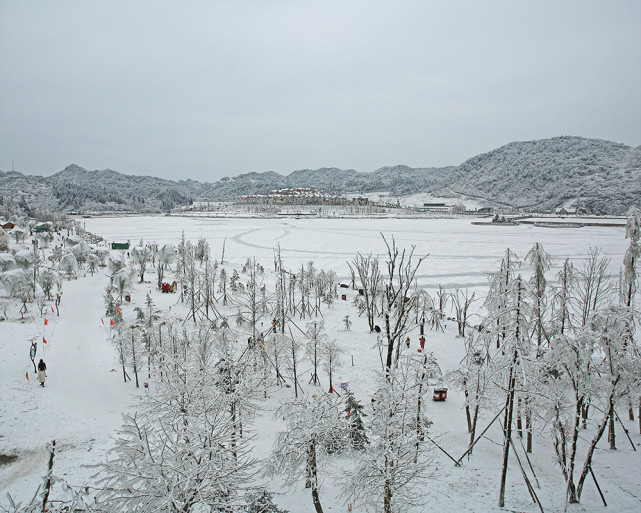 的赏雪胜地—丰都县南天湖|丰都县|南天门|雪景|栈道|南天湖|重庆