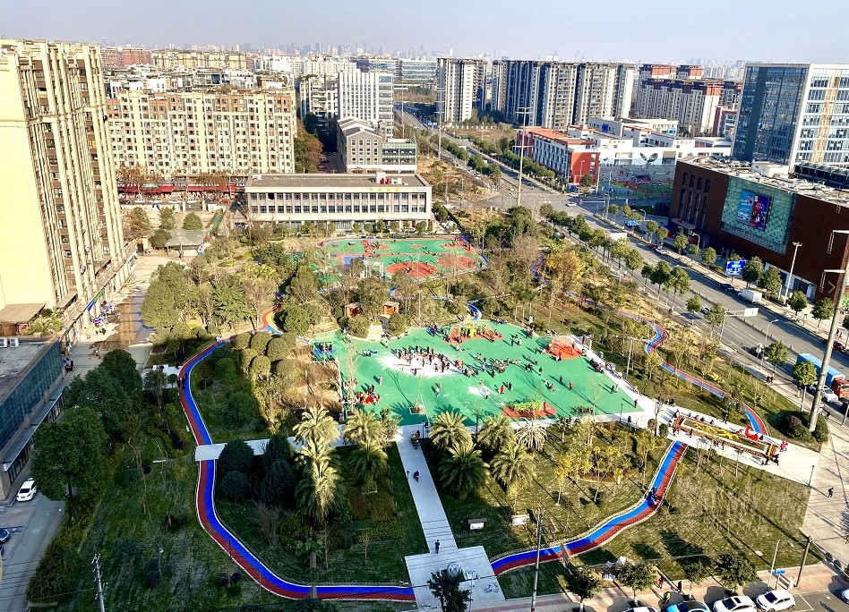 改造提升两个月 武侯区17000平方米社区公园开园迎客