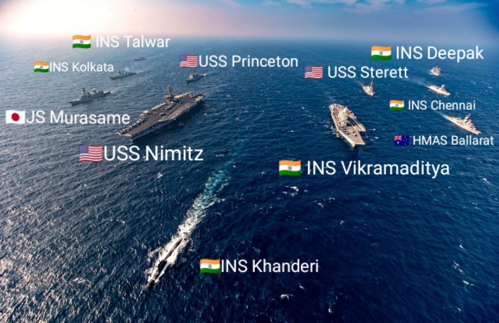 美日澳印组建反华同盟必将失败吴谦大校不可能完成的任务