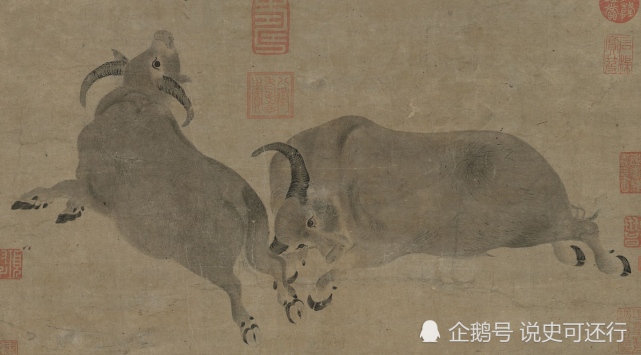 戴嵩《斗牛图》