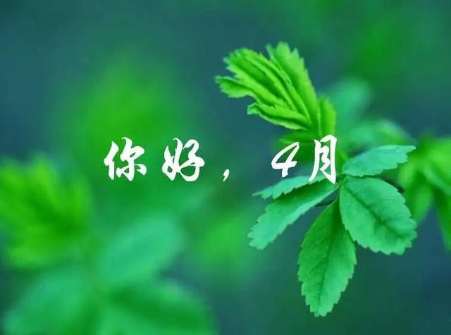 三月再见 四月的美好寄语 心情快乐唯美