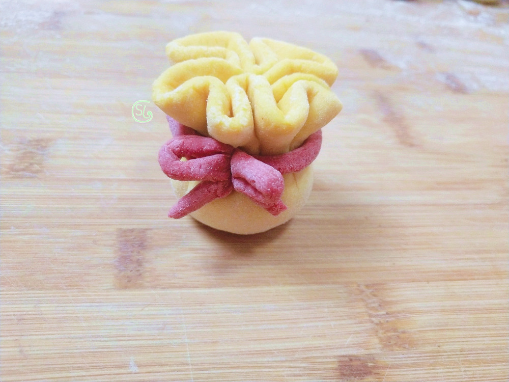 过年必做的福袋馒头,方法简单寓意好,营养健康,孩子爱不释手