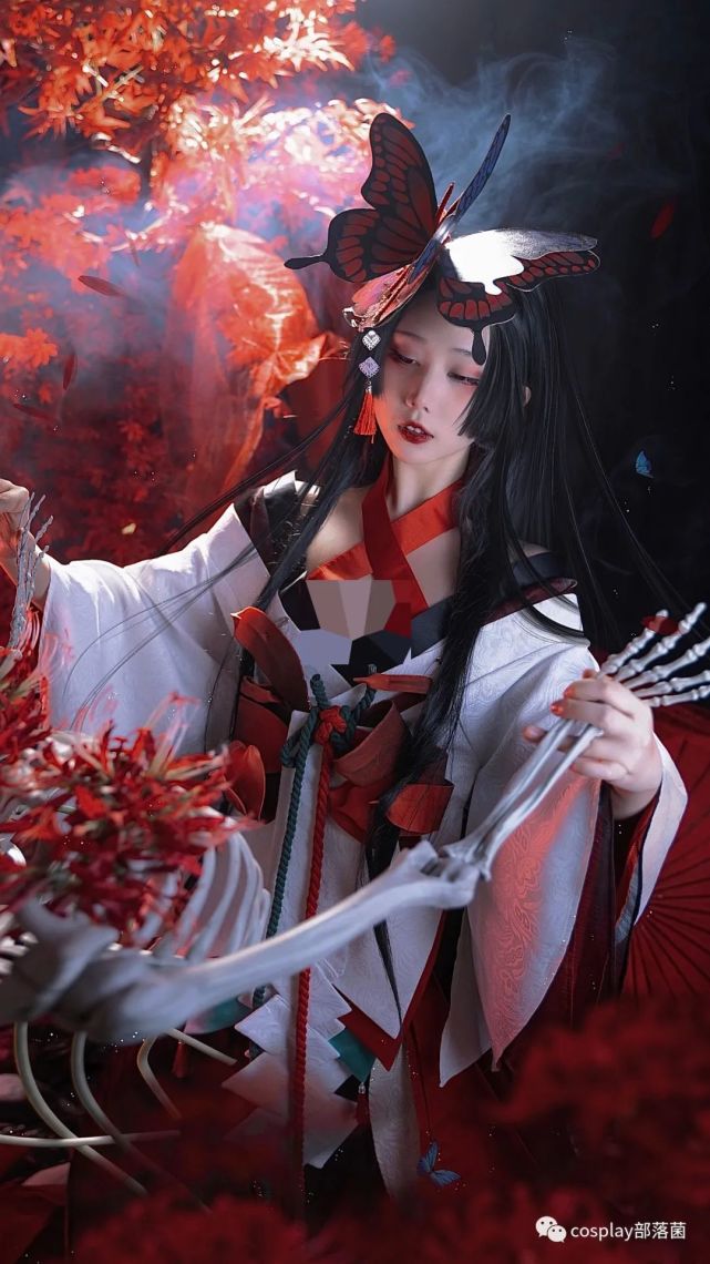 cos阴阳师夜溟彼岸花cos正片镜酱