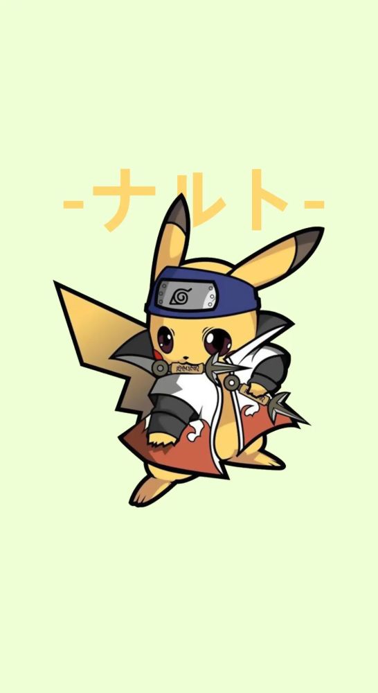 火影忍者壁纸火影比卡丘壁纸萌