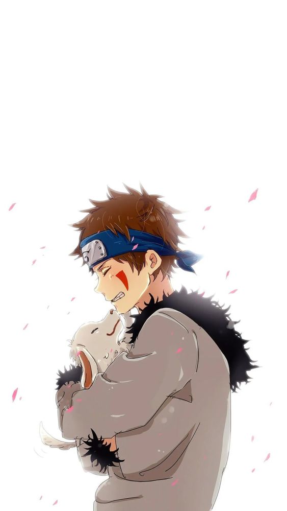 火影忍者犬冢牙赤丸壁纸图片分享