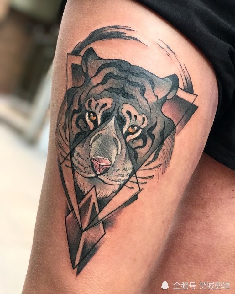 老虎纹身图案40款【纹身素材分享第2期动物】