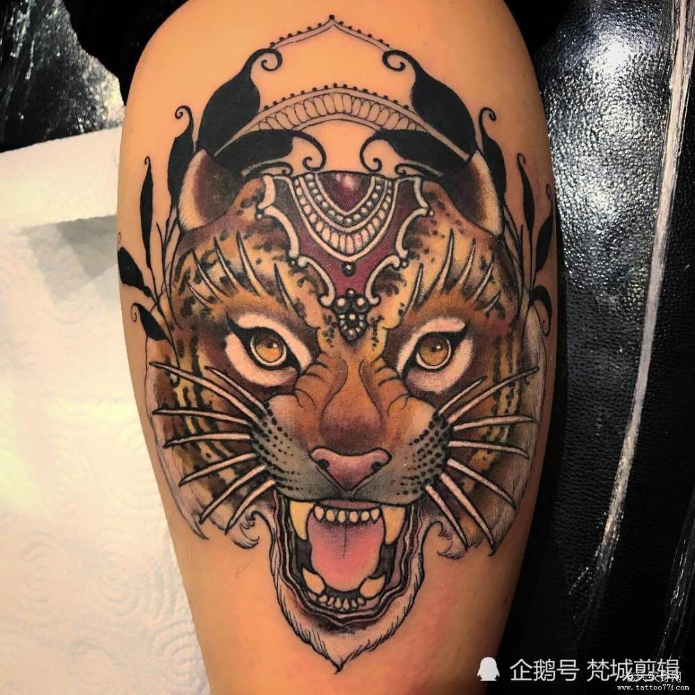 老虎纹身图案40款【纹身素材分享第2期动物】