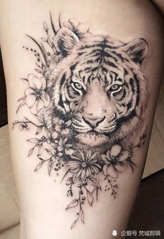 老虎纹身图案40款【纹身素材分享第2期动物】