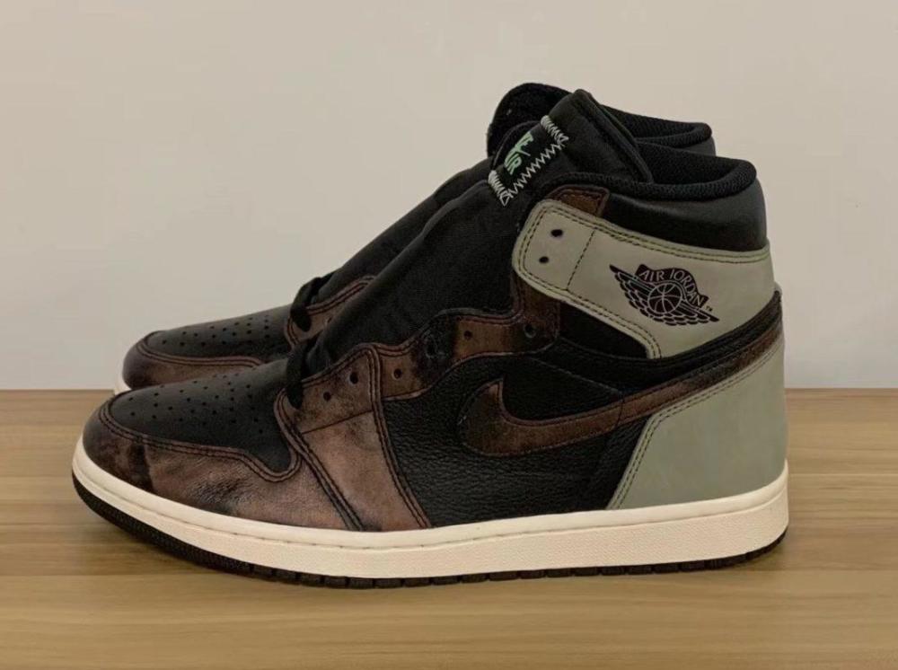 aj1 "light army"将在三月发布 做旧古铜鞋身十分独特