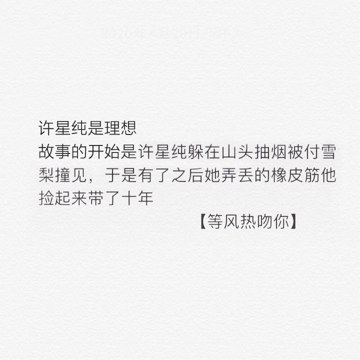 段嘉許是光,故事的開始是十三歲的桑稚對二十歲的段嘉許一見鍾情