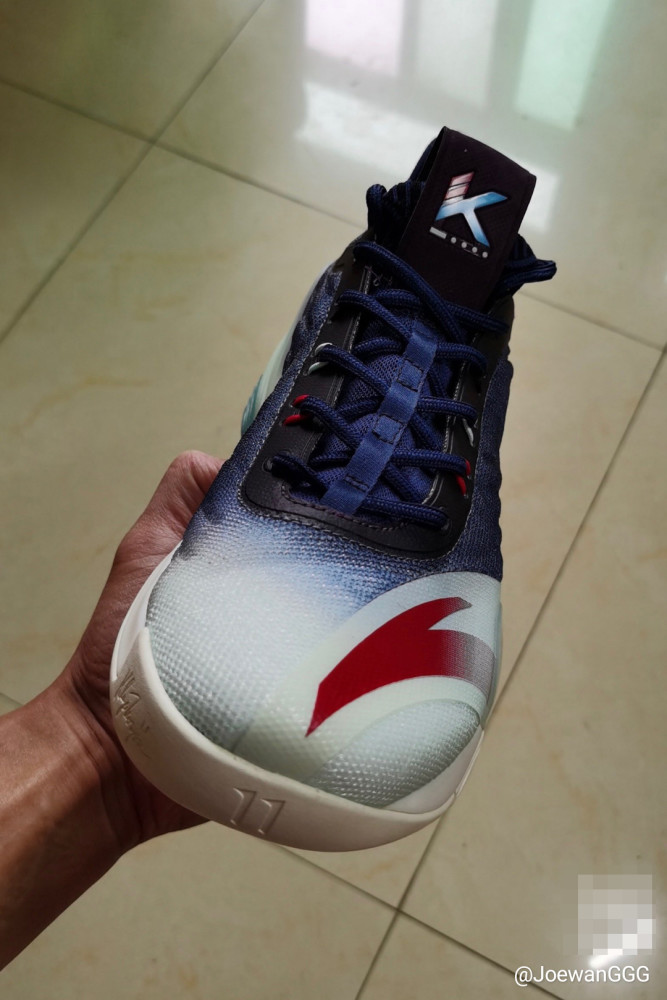 kt6夏季版 低帮曝光!清爽有型,配色鲜亮,安踏这是开窍了么