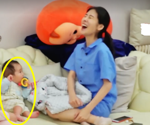 张碧晨亲手给孩子剃头,不小心剪太多,"小光头"形象太像华晨宇_腾讯