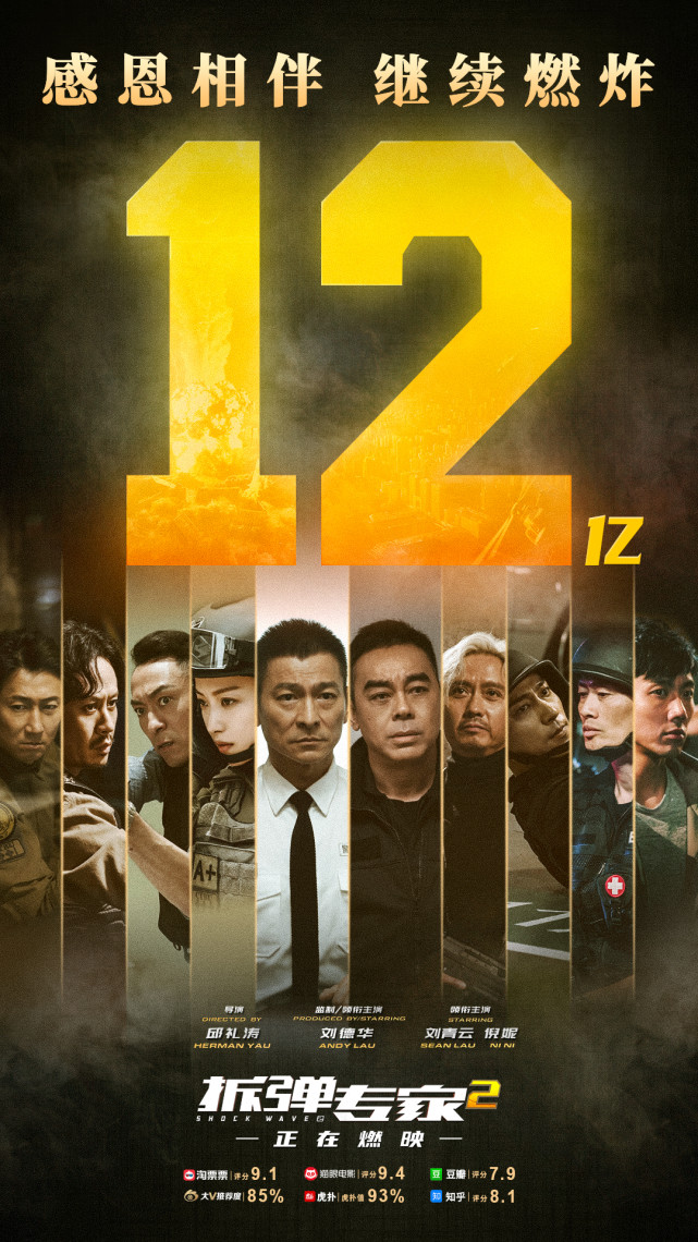 電影《拆彈專家2》票房破12億,後勁十足!觀眾:不容錯過的華語大片!