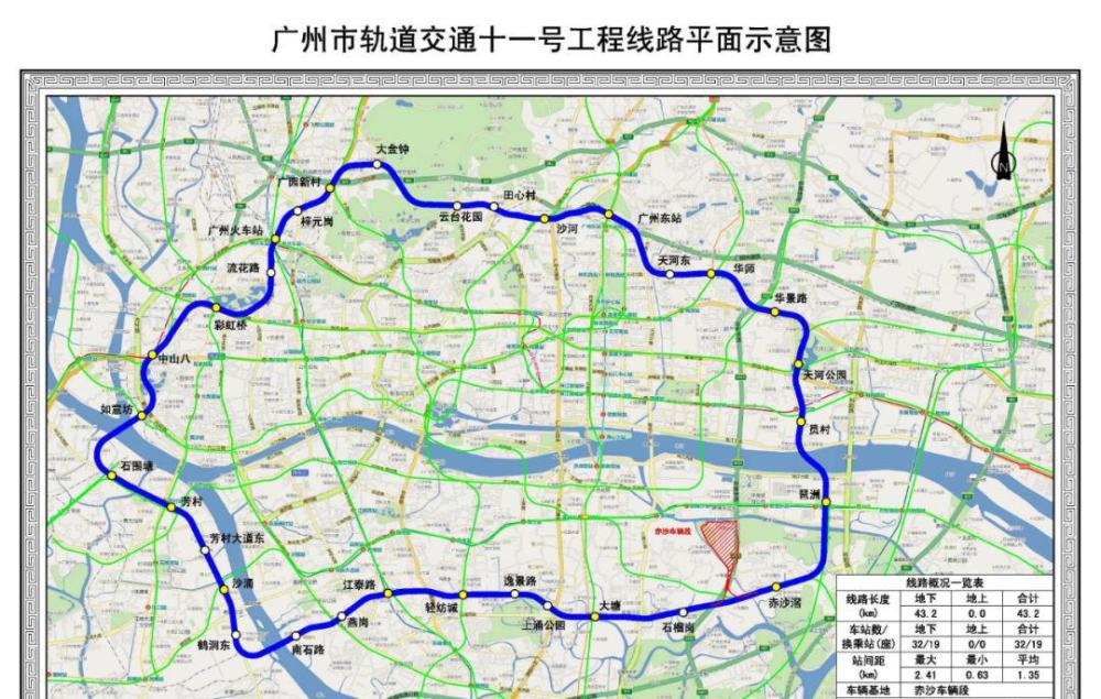 地鐵11號環線廣州樓市圈層的再一次加固