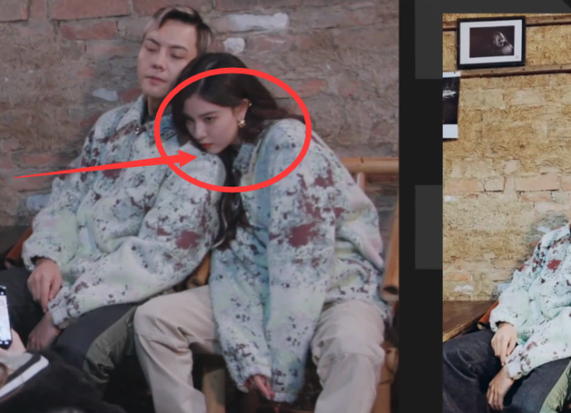 宋妍霏把口红蹭在陈伟霆肩头谁注意男方的反应网友瞬间炸锅