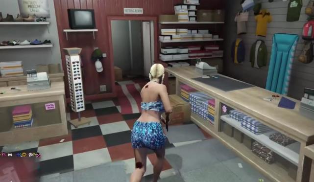 Gta5 服装店的 试衣间 有用处 洛圣都老玩家实用玩法 Gta5 Gta