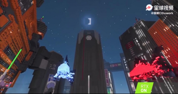 这才是国家级建筑师,他在《我的世界》里玩上了赛博朋克