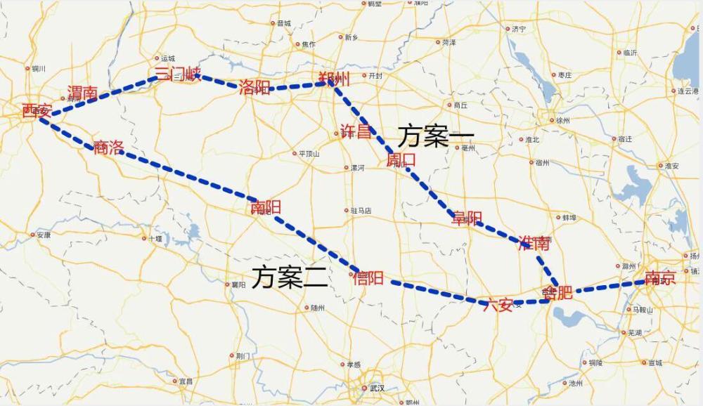 合康高铁和合西高铁线路怎么走,涉及安徽,河南,河北,陕西博弈合作协调