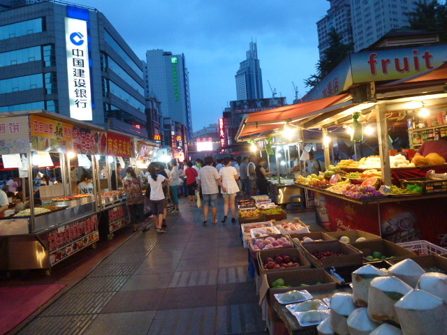 三江夜市图片