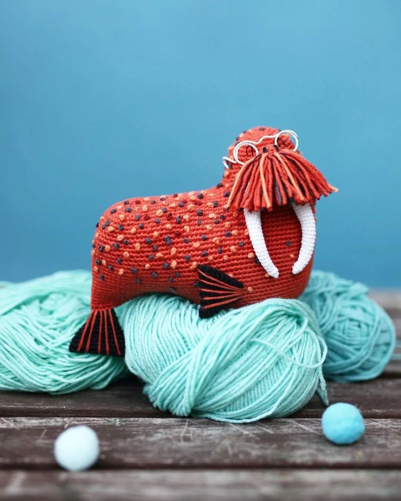 过眼瘾系列钩针美图:动物们