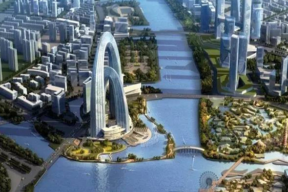 北京耗资168亿的巨作建筑净高315米或成通州新地标