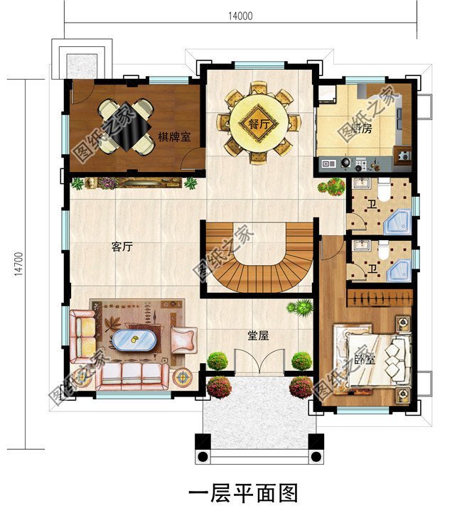 農村15米乘14米的三層房屋,兼具顏值與實力,佈局我給100分_騰訊新聞