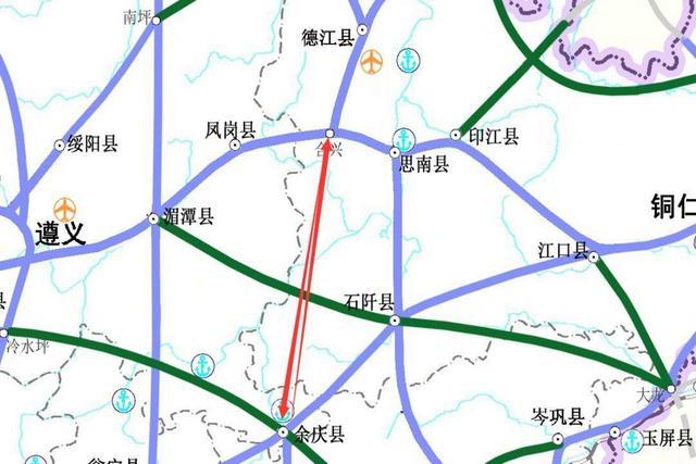 德余高速公路全线将建设10处互通式立交,按照双向四车道高速公路标准