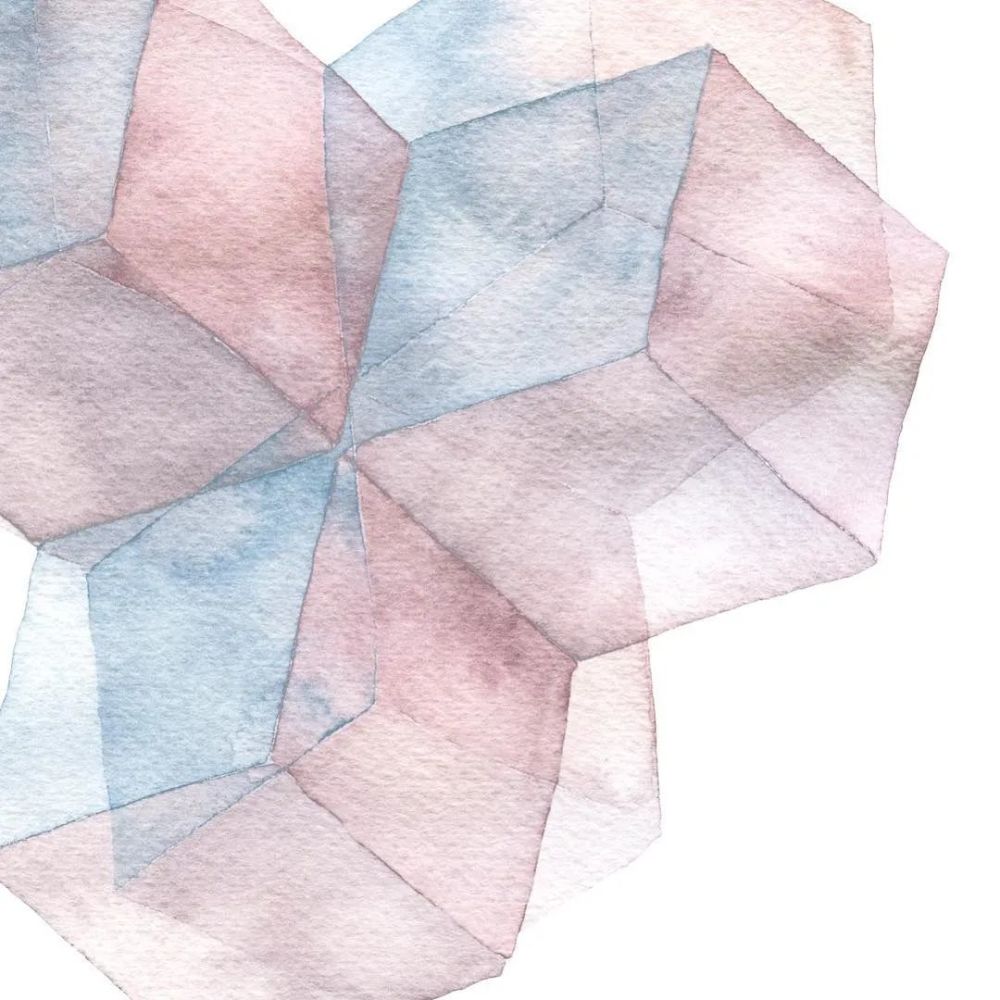 几何水彩的艺术美