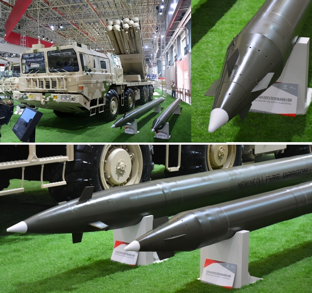 可以兼容122毫米,300毫米,370毫米多种火箭弹,注意看上图,ar-3的两个