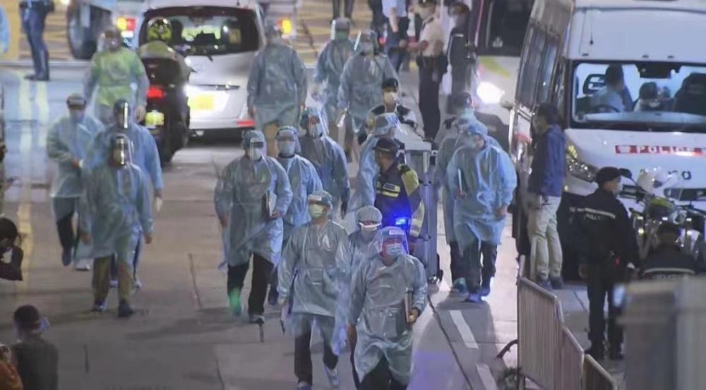 香港尖沙咀 元朗等部分区域新增为 隔离区域 腾讯新闻