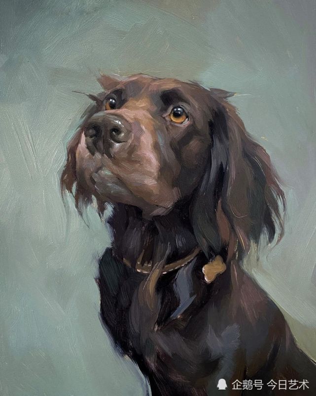 艺术家詹妮弗杰纳里动物油画作品欣赏