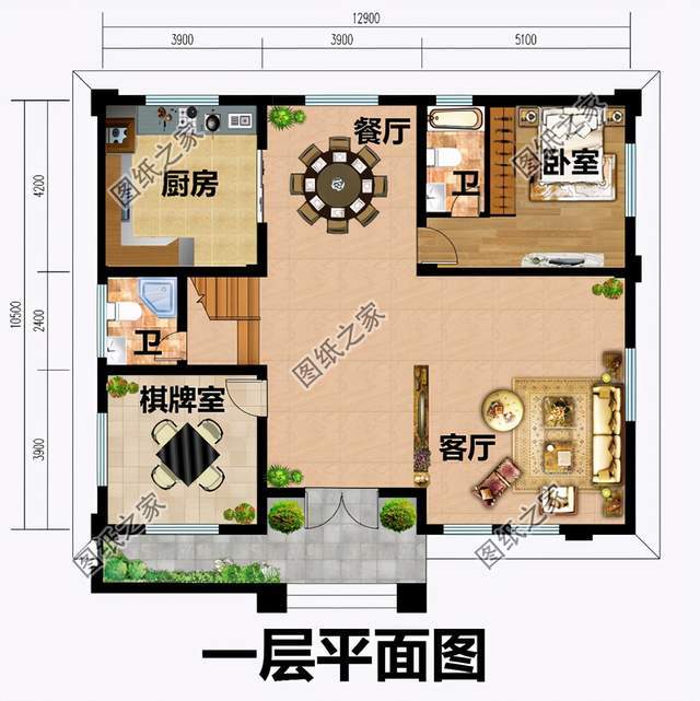 二層自建房設計圖紙這三款經濟漂亮主體毛坯25萬左右