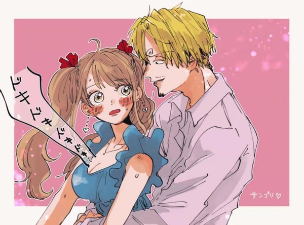 海贼王杂食cp插画分享!"索香"人气最高,"路娜"也很受欢迎