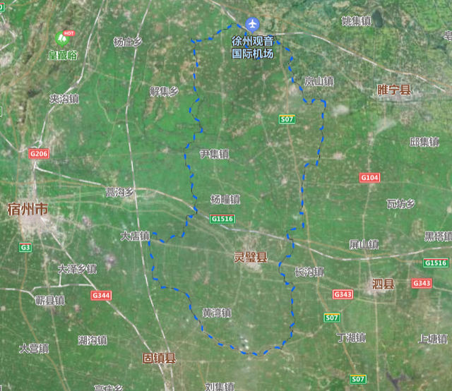 灵璧县地势低平,地形北高南低,呈西北东南倾斜.