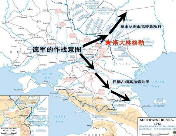 对于当时的苏联来说,斯大林格勒的地理位置极为重要,其西部和南部是