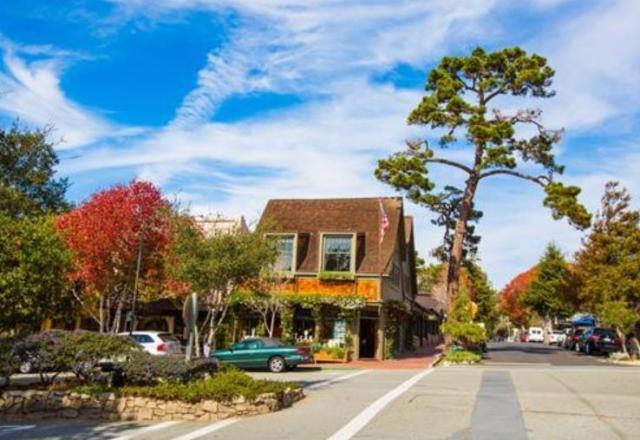 美国的小镇风景怪不得这么多美国人喜欢住小镇这环境真没得说